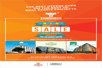 Trimurty Colonzers & Builders presents Big Sale with Best Price on ready to  move projects in Jaipur